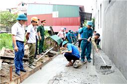 Sao vuông tích cực xây dựng nông thôn mới